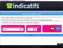 Tablet Screenshot of indicatifs.net